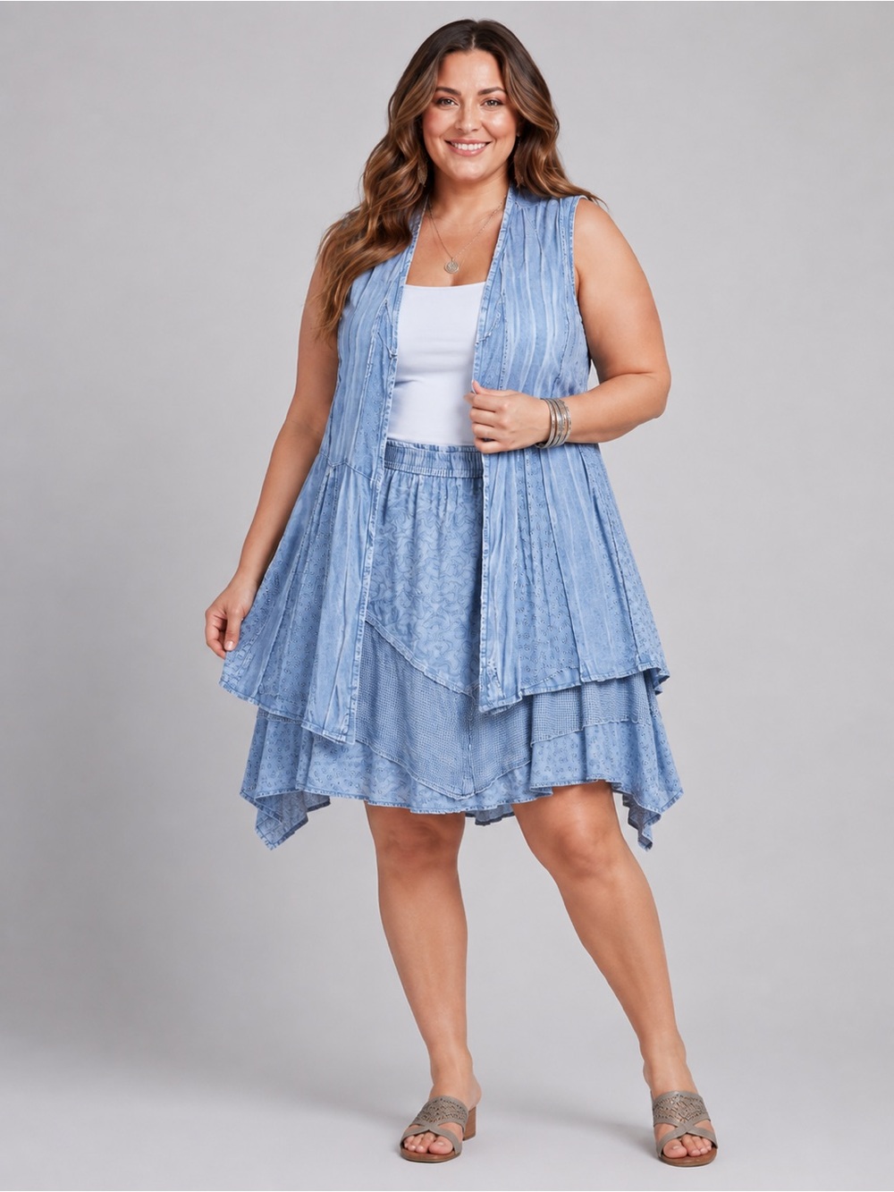 🎉5 for $45 🎉 Matching outfit top and skirt size 2X
